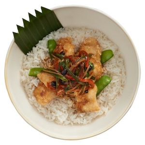 Fish Fillet Rice Bowl