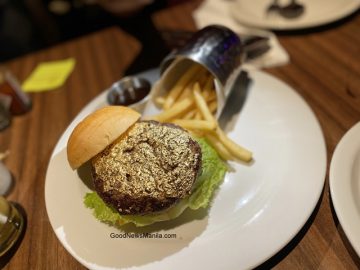 24 Karat Gold Leaf Burger