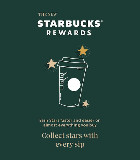 New Starbucks Rewards