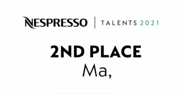Nespresso Talents 2021 2nd Place