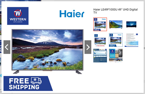 Haier UHD Digital TV