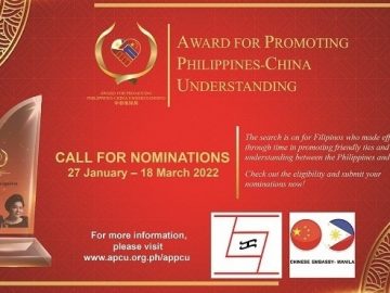 Award for Promoting Philippines-China Understanding