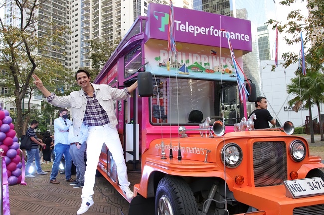1st Ever Cloud Campus Jeepney by Teleperformance Philippines Unveiled!