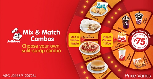 Sulit Sarap with the New Jollibee Mix Match Combos!