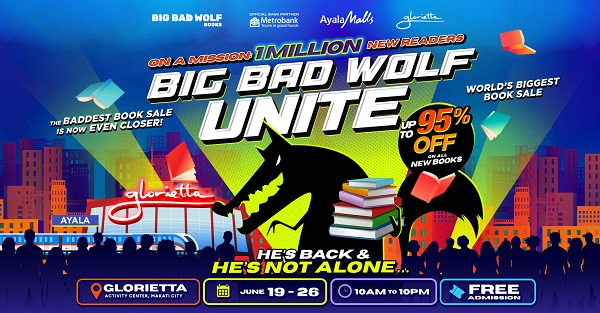 Big Bad Wolf Sale: It’s Back; Shop w/ Metrobank